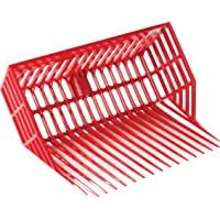 LITTLE GIANT DuraPitch II Pitch Fork Head (Red) Durable Polycarbonate Stable Fork Head with Basket Design (13 in Tines…